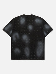 Retro Crystal Letter T-Shirt