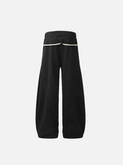 Retro Curved Drape Sweatpants