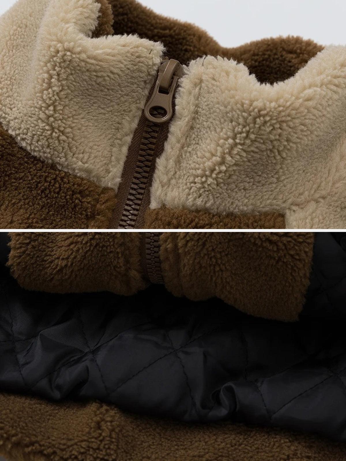 Retro Furry Fleece Jacket