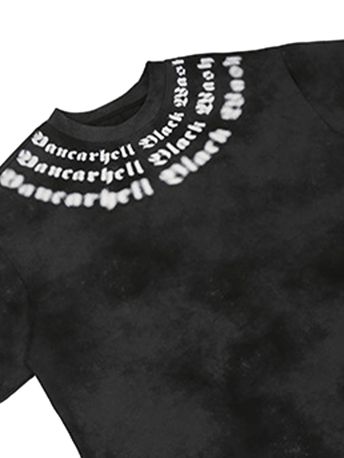 Retro Gradient Crew Neck Shirt