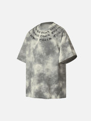 Retro Gradient Crew Neck Shirt
