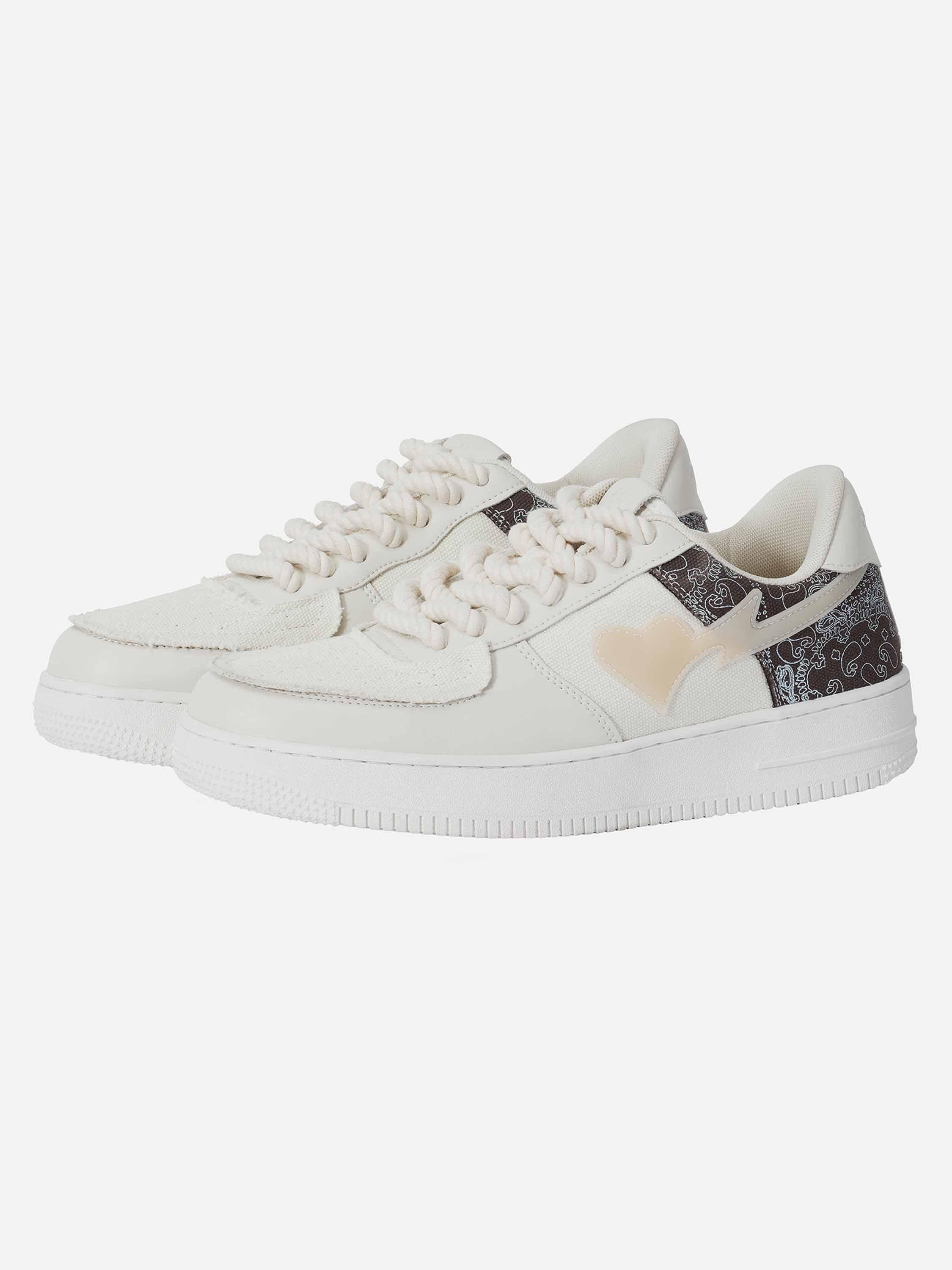 Retro High Street Men's Low Top Skate Casual Shoes