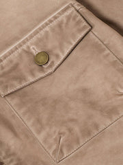 Retro Lapel  Zip Up Work Jacket