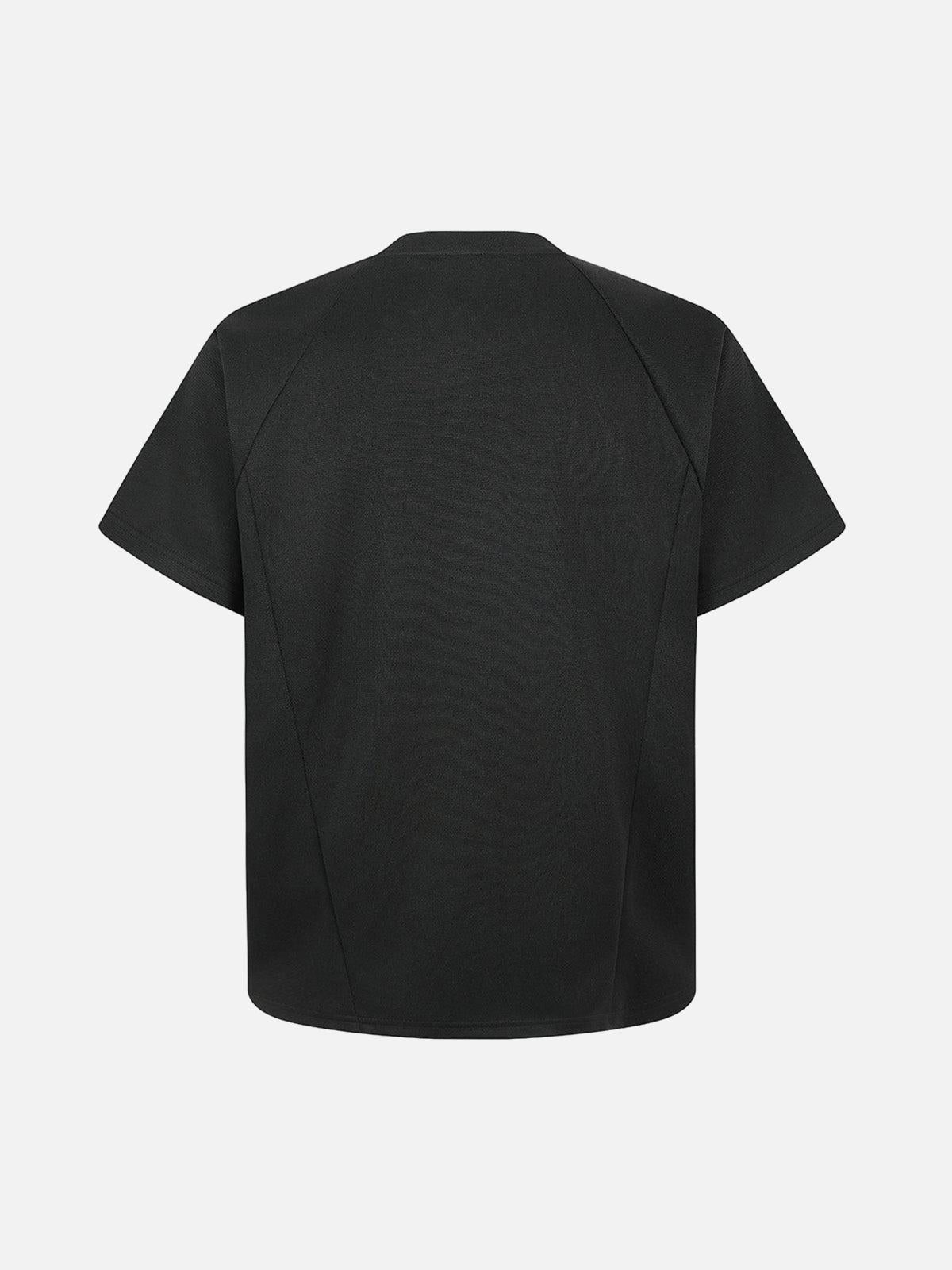 Retro Loose-Leaf Flyer Cleanfit Structure T-Shirt