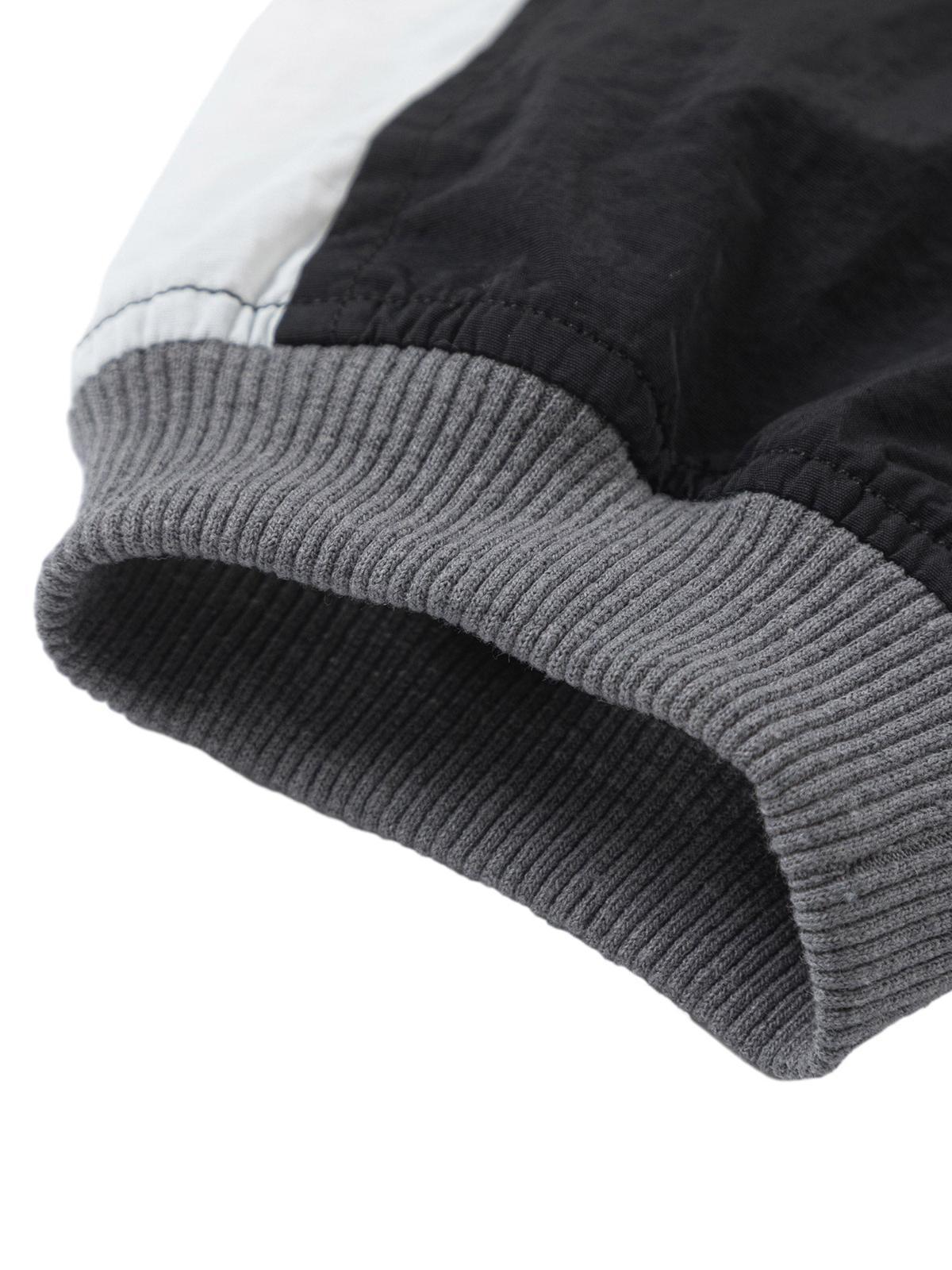 Retro Patchwork Long-Sleeved T-Shirt