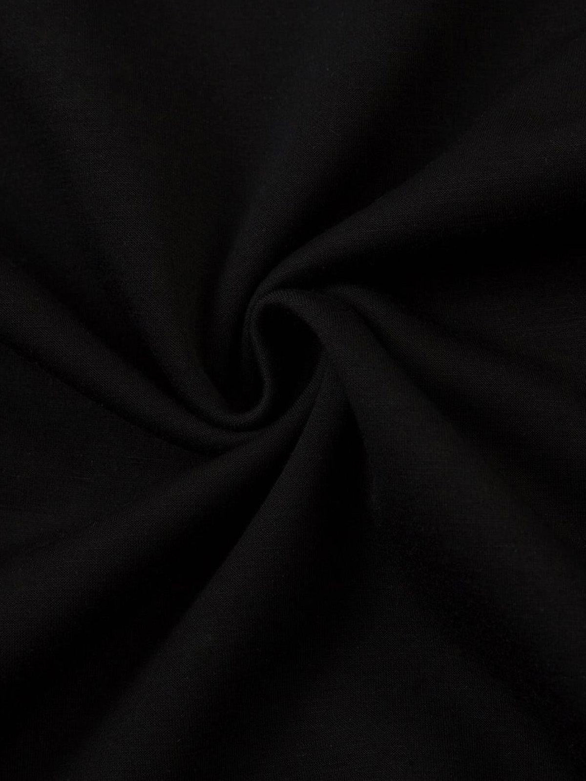 Retro Rivet Pleated Functional T-Shirt