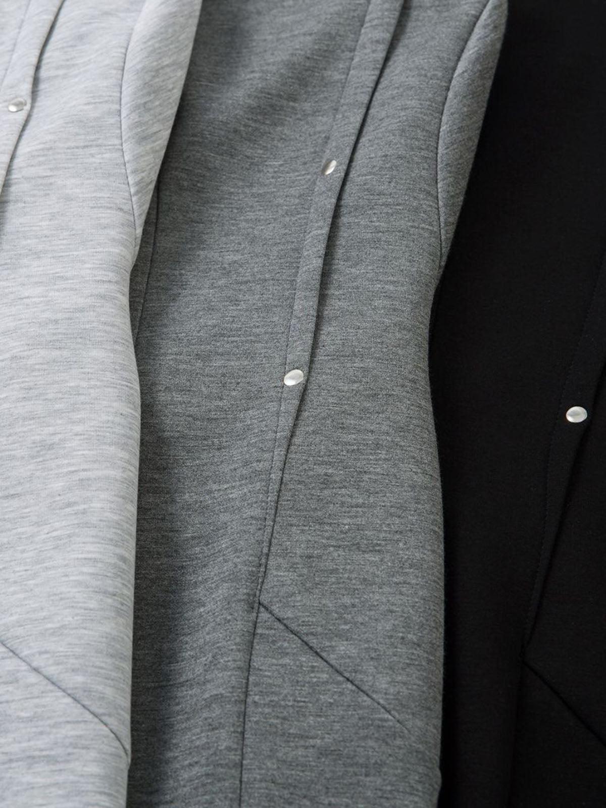 Retro Rivet Pleated Functional T-Shirt