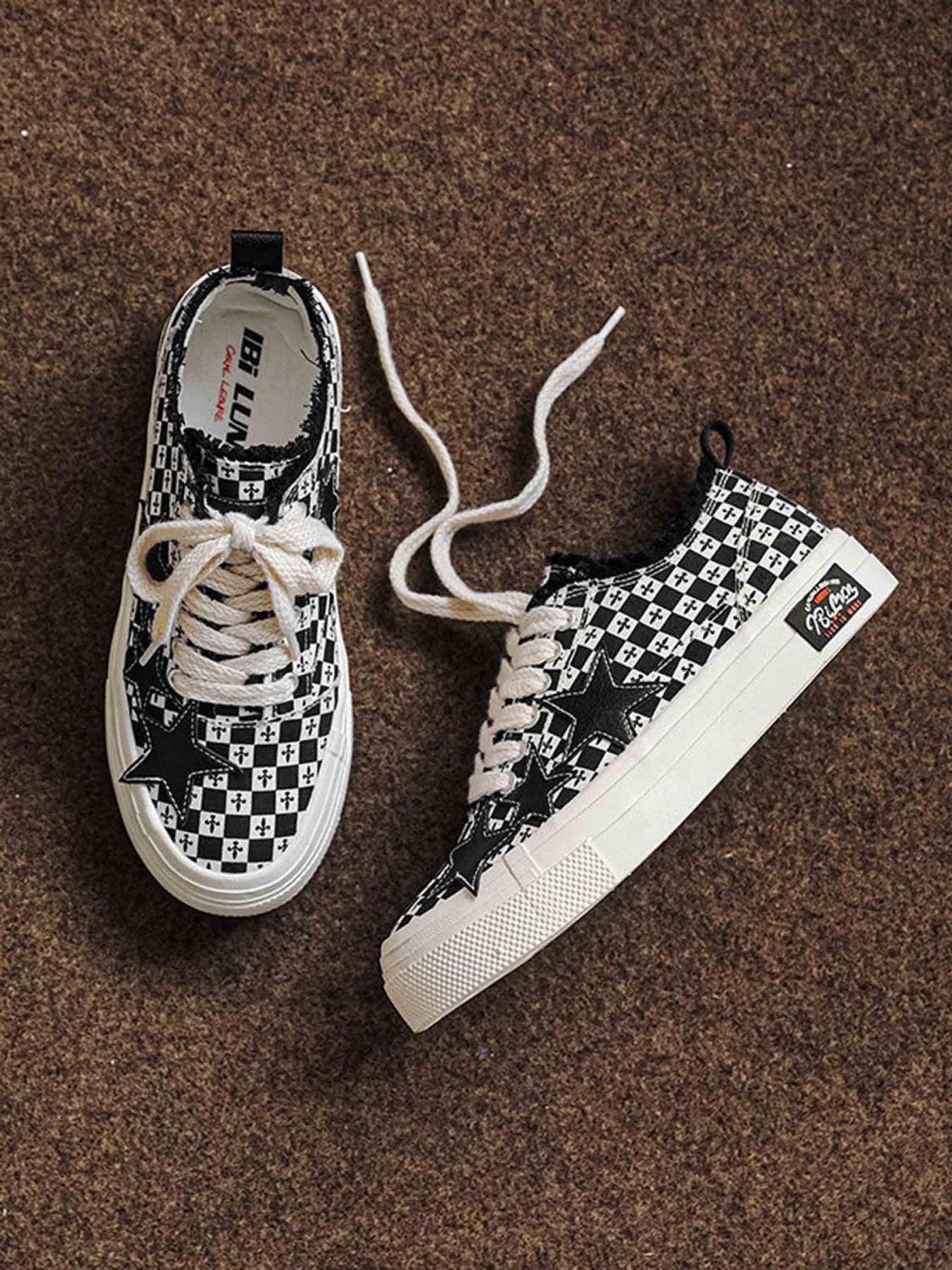 Retro Star Canvas Shoes