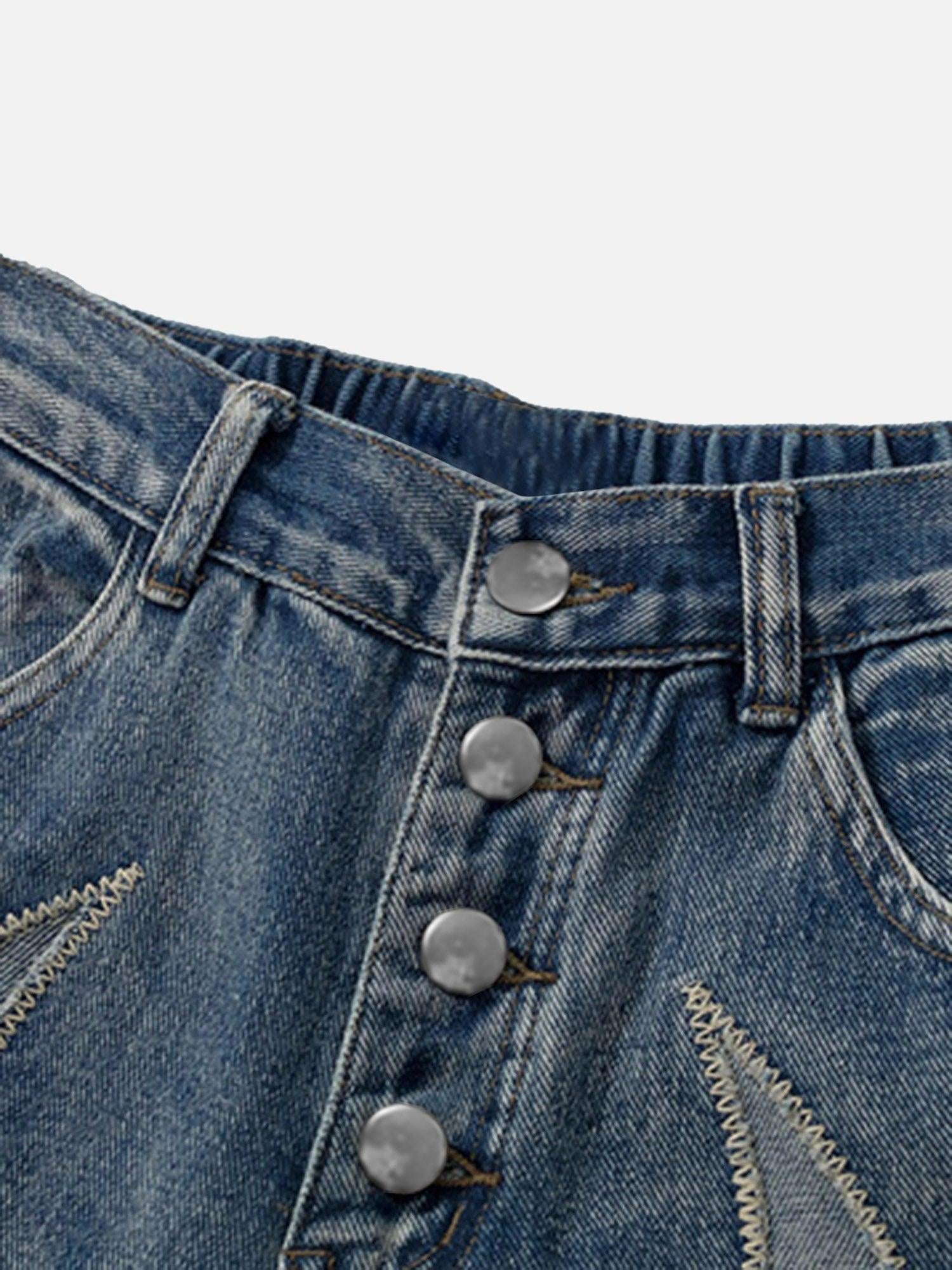 Retro Straight Casual Jeans