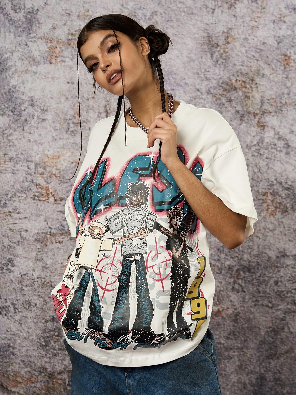 Retro Street GLESA Graphic T-Shirt