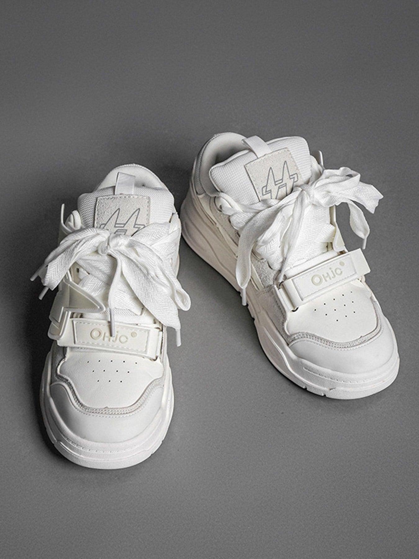 Retro Thick-Soled Board Shoes