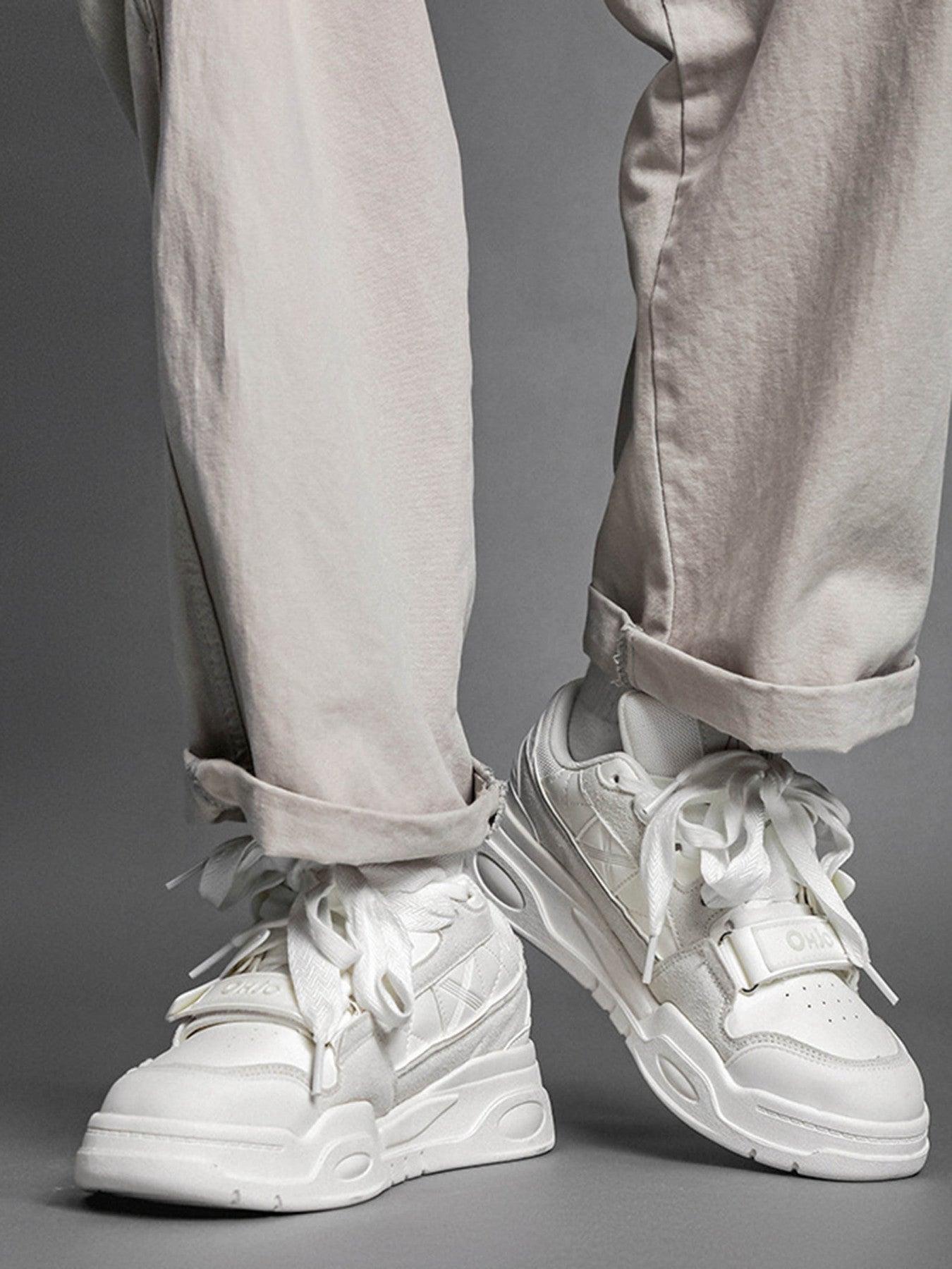 Retro Thick-Soled Board Shoes