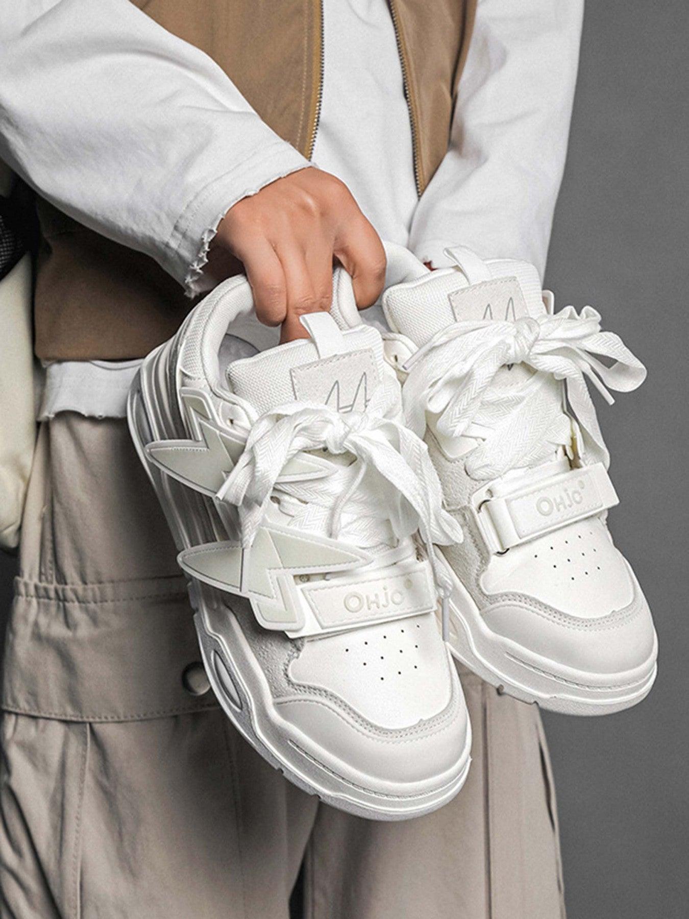Retro Thick-Soled Board Shoes