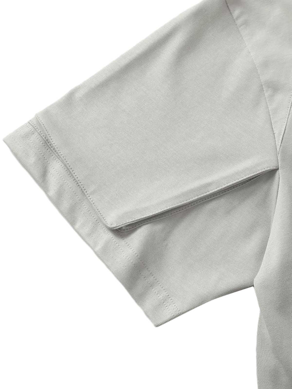 Retro Washed Deconstruction Functional Pocket T-Shirt