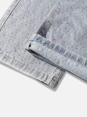 Rhinestone Application Jeans
