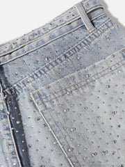 Rhinestone Application Jeans
