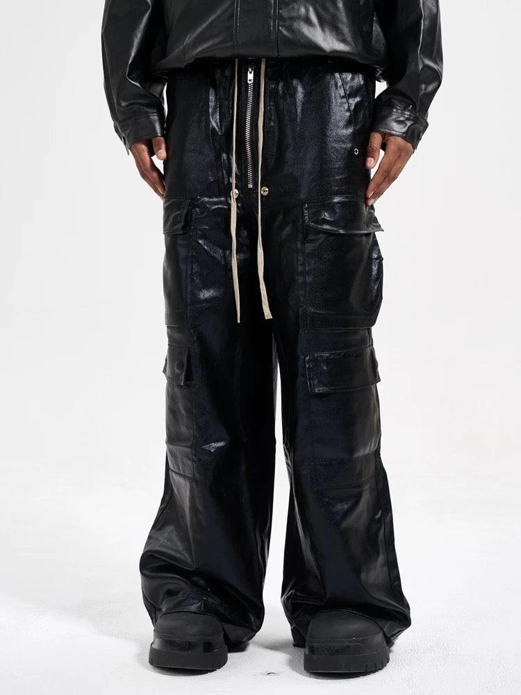RO-Style Multi-Pocket matte coated overalls