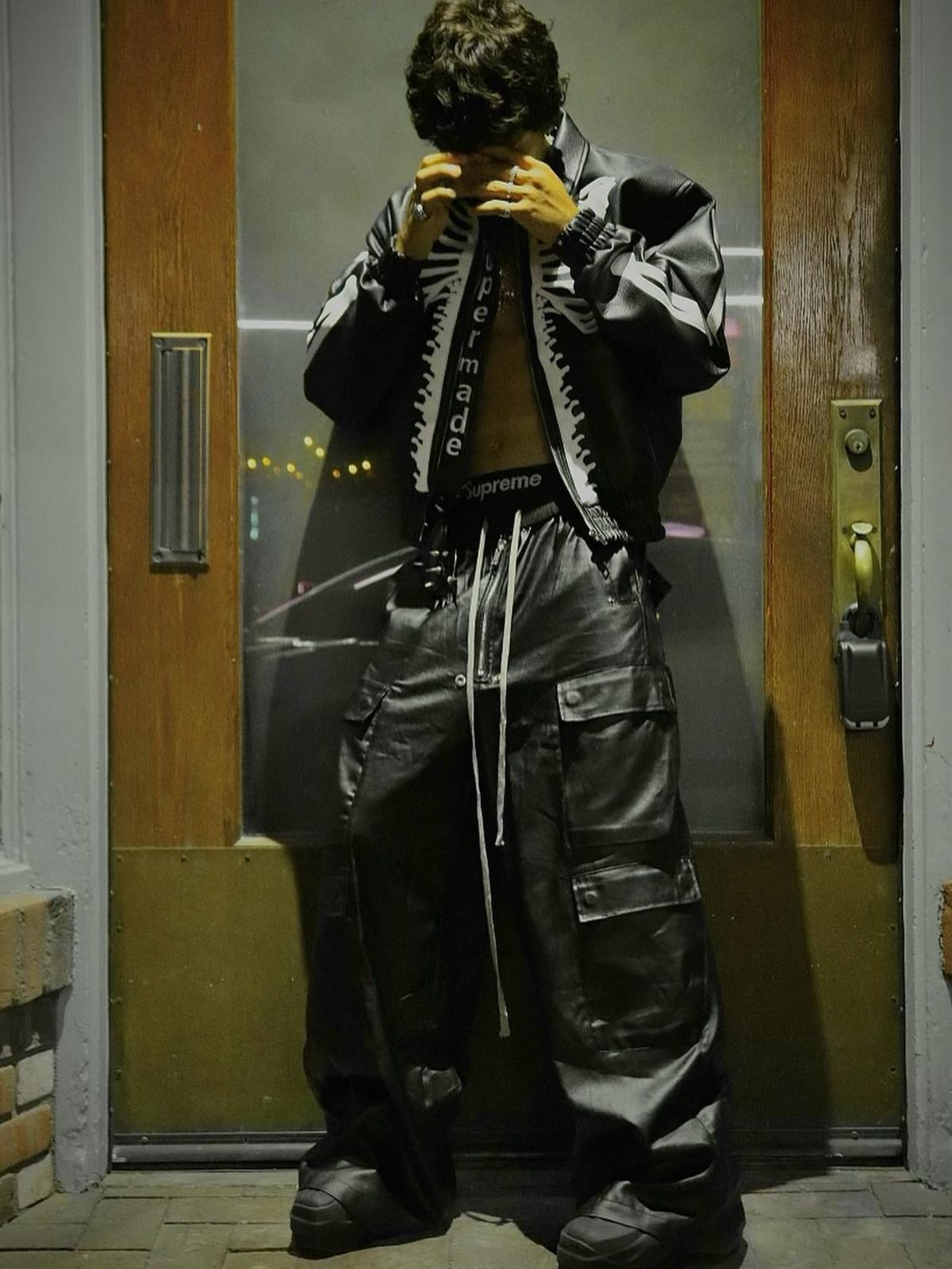 RO-Style Multi-Pocket matte coated overalls