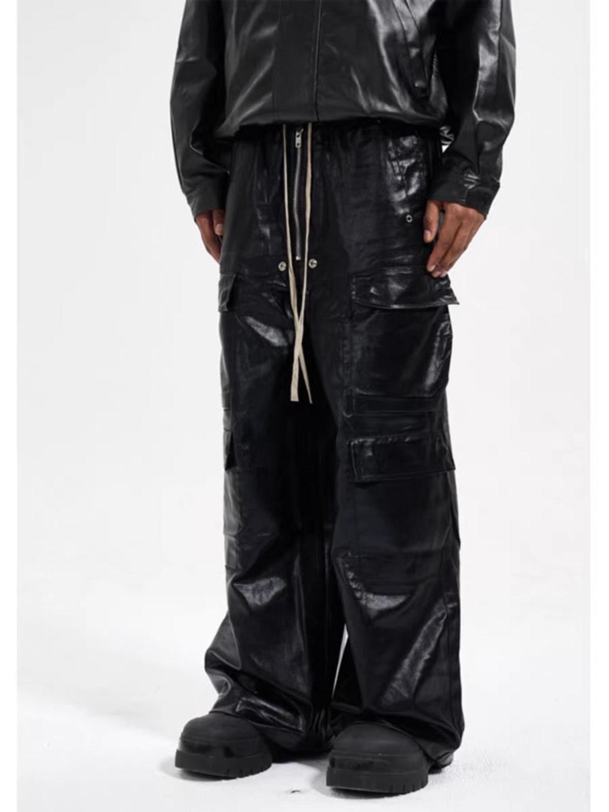 RO-Style Multi-Pocket matte coated overalls
