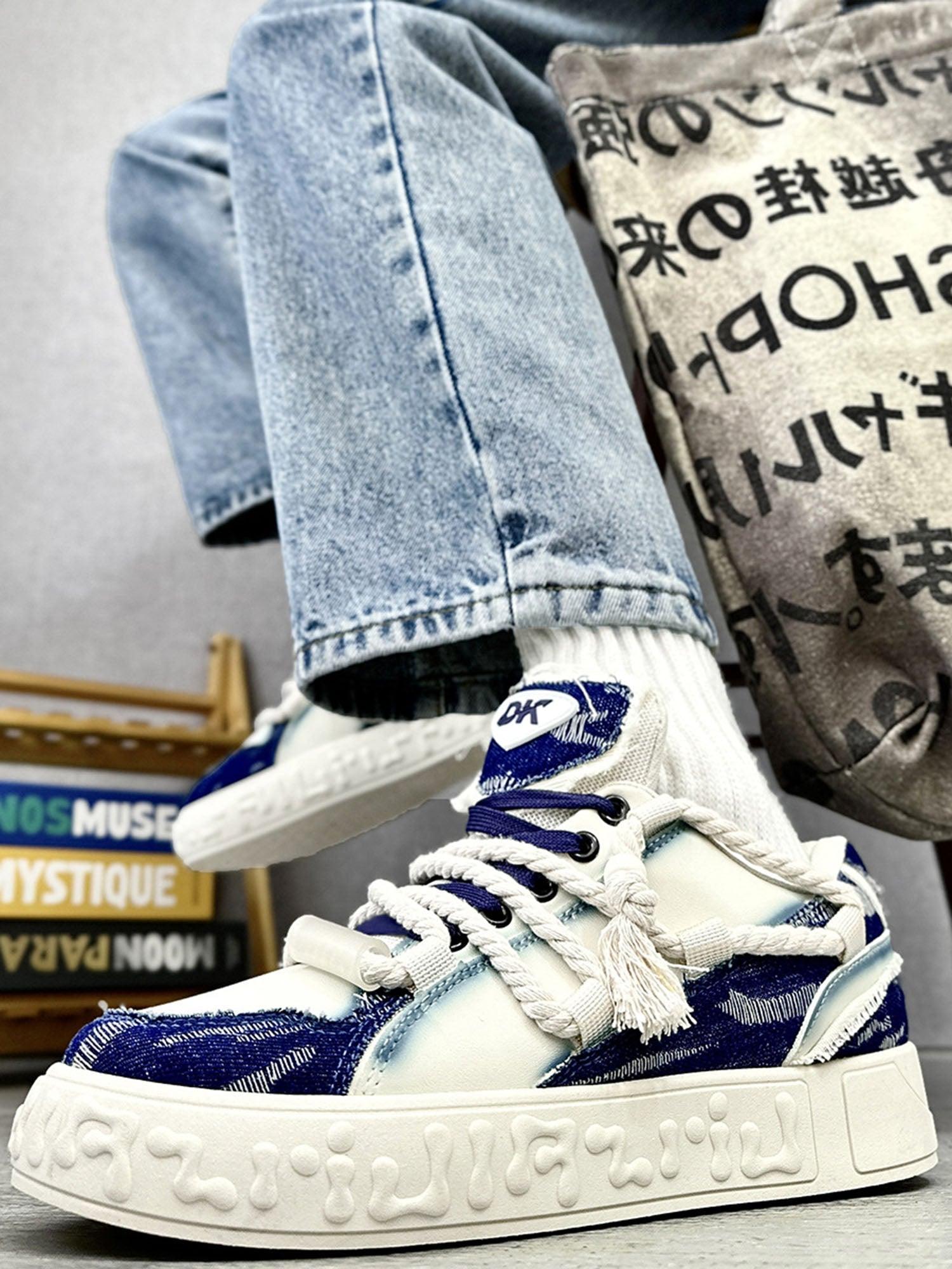Rope Knot Design Fashion Sneakers