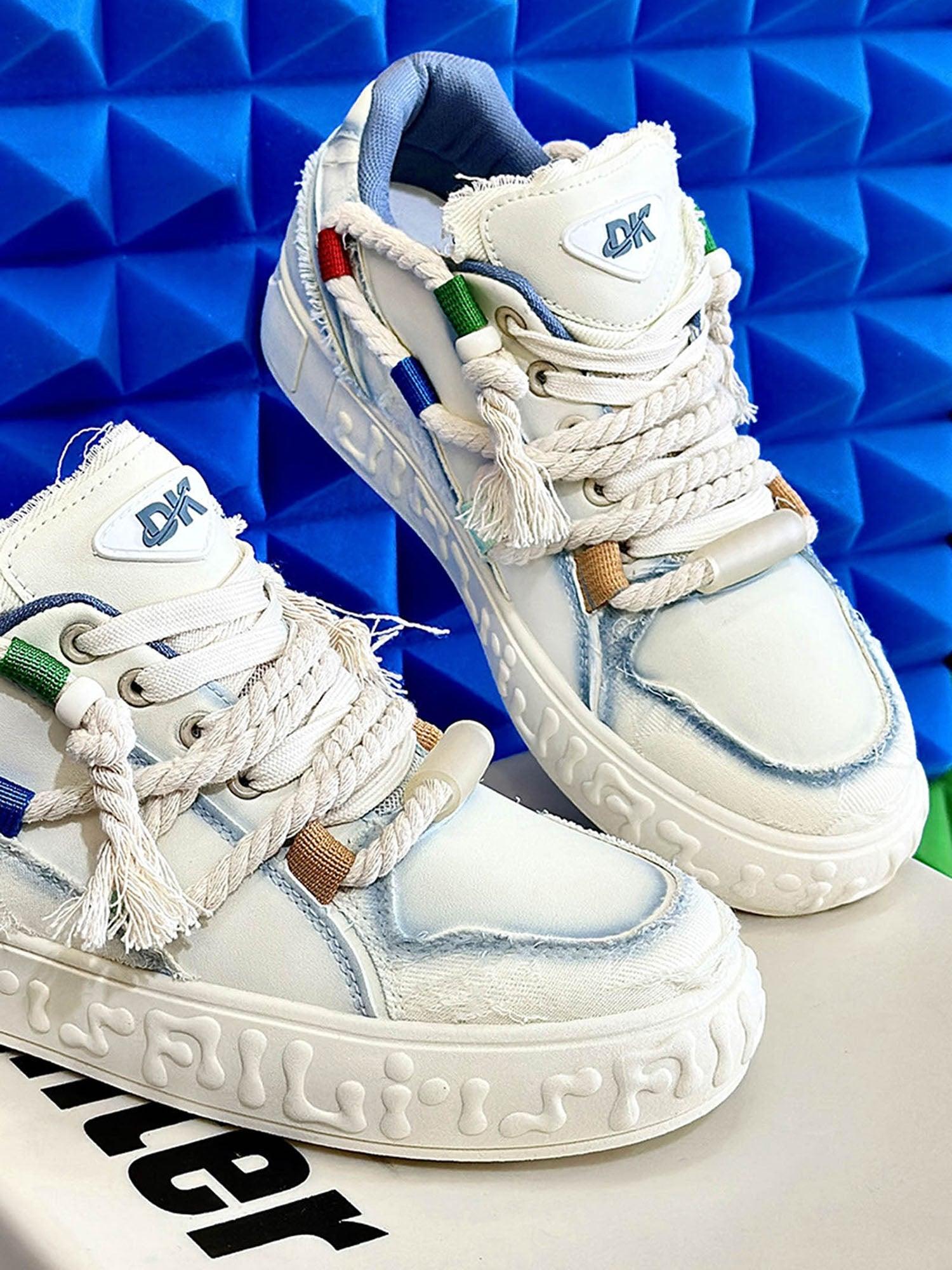 Rope Knot Design Fashion Sneakers