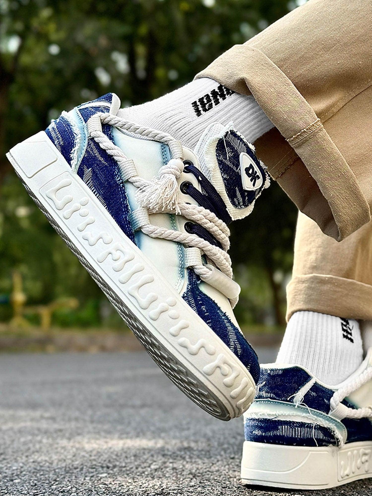 Rope Knot Design Fashion Sneakers