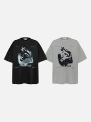 Sculpture Whisper Monochrome Art Tee