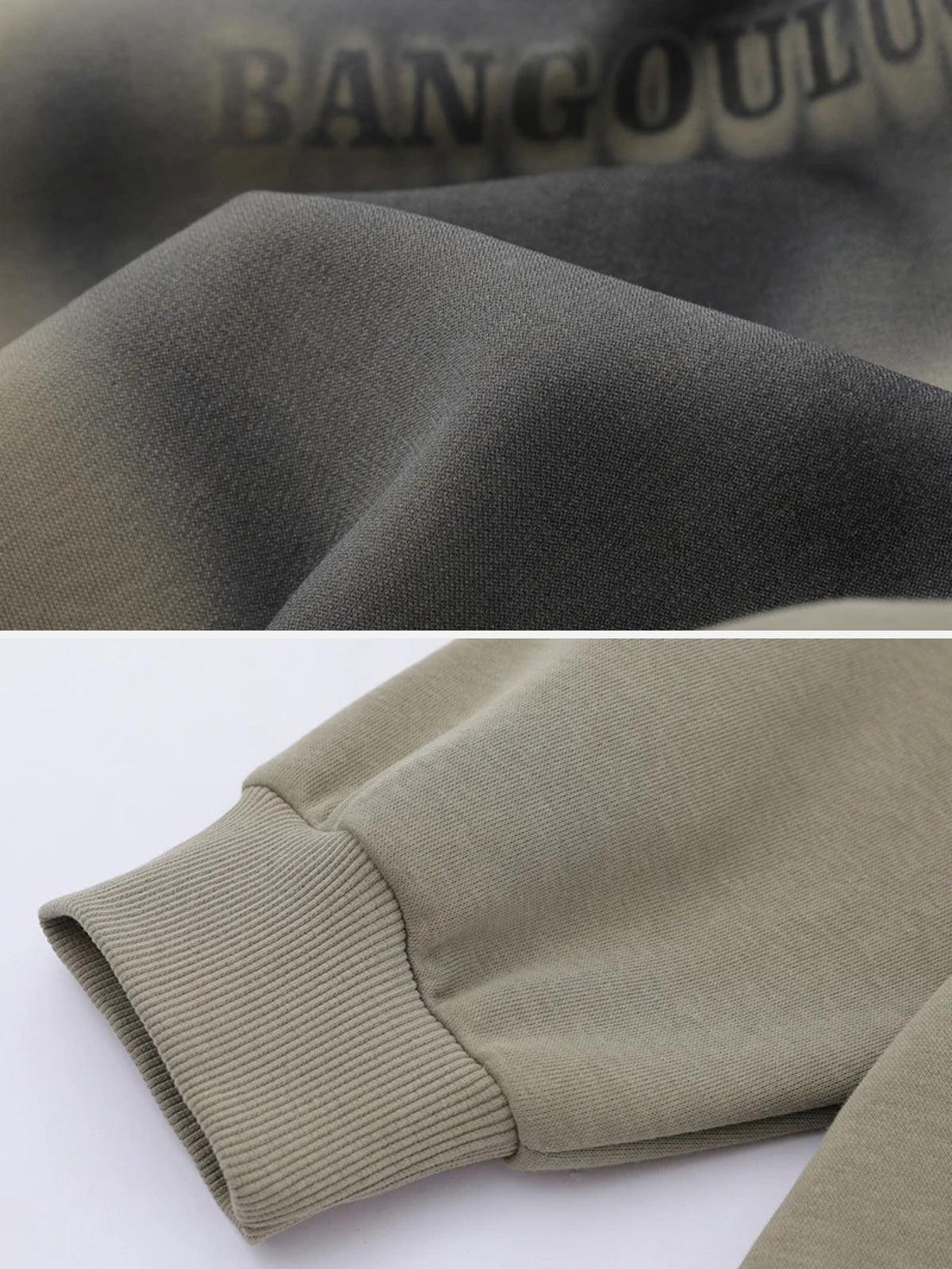 Shadow Graphic Print Hoodie