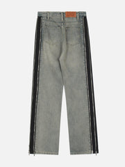 Side ZIP UP Jeans