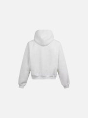 Simple Solid Color Zipper Hoodie