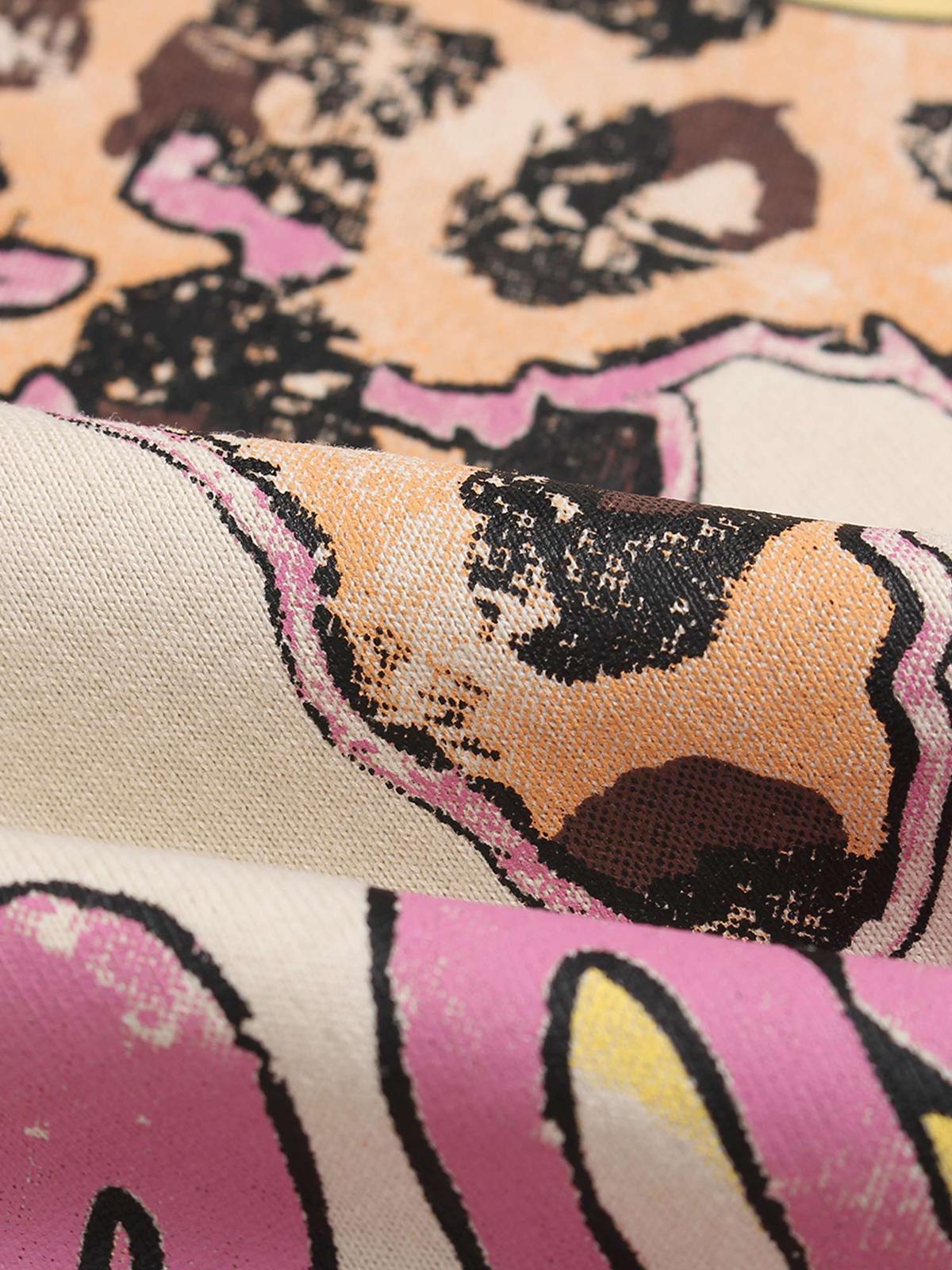Skull Print Crew Neck T-Shirt
