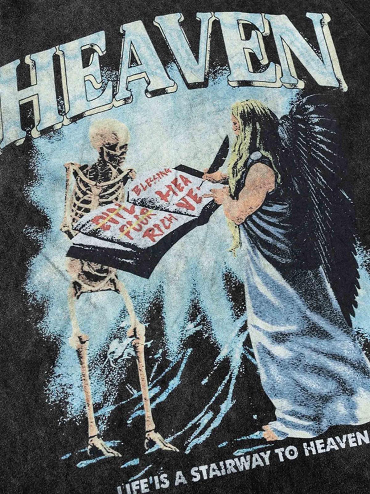Skull Vintage High Street Casual T-Shirt