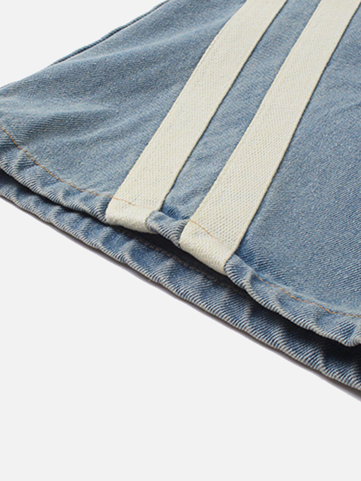 Slant Stripe Jeans