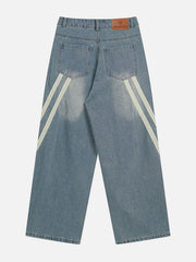 Slant Stripe Jeans