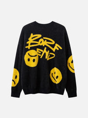 Smiley Jacquard Sweater