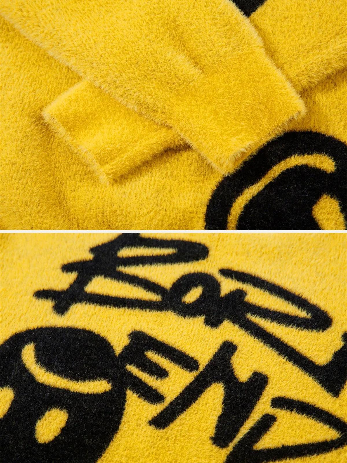 Smiley Jacquard Sweater
