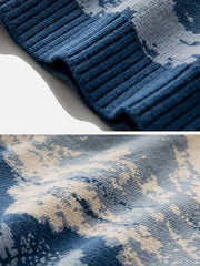 Snow Mountain Gradient Knit Sweater