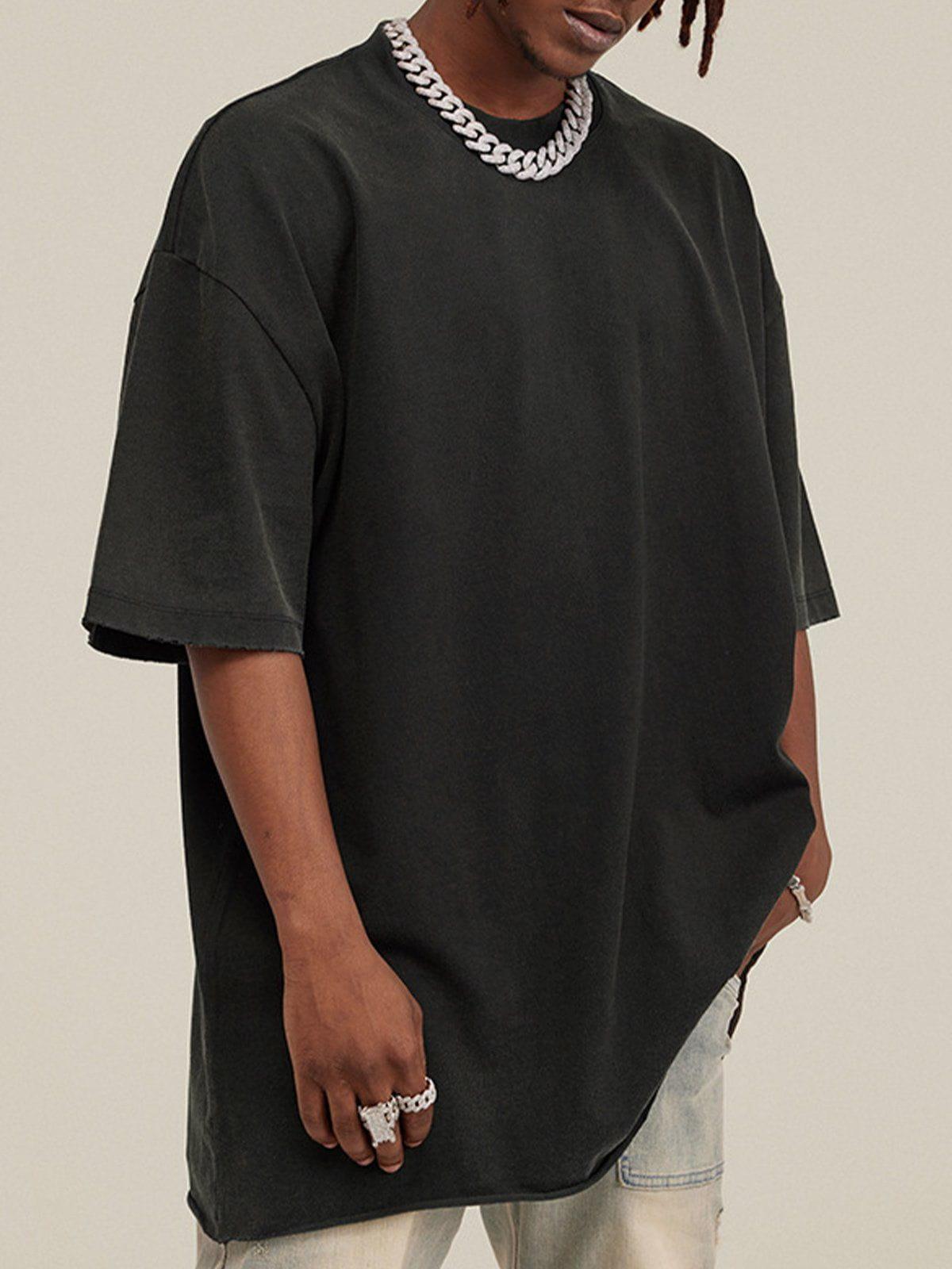 Solid Color Pullover Tee