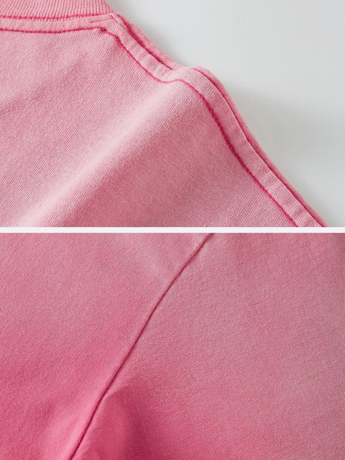 Solid Washed Cotton Tee