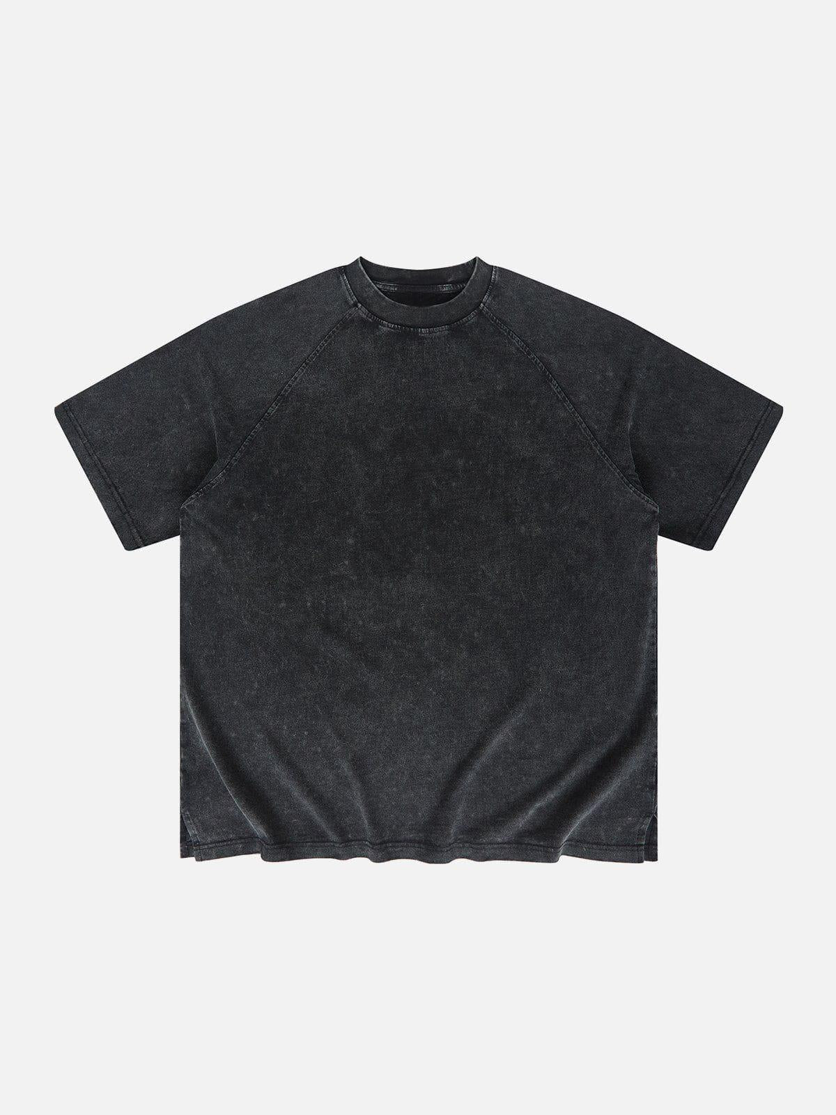 Solid Washed Essential Cotton Tee