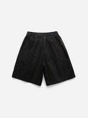 Solid Zip Up Pocket Shorts