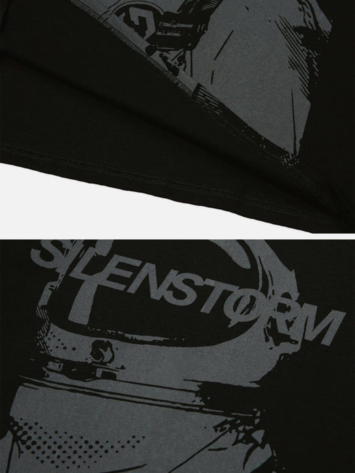 Space Astronaut Graphic Cotton Tee