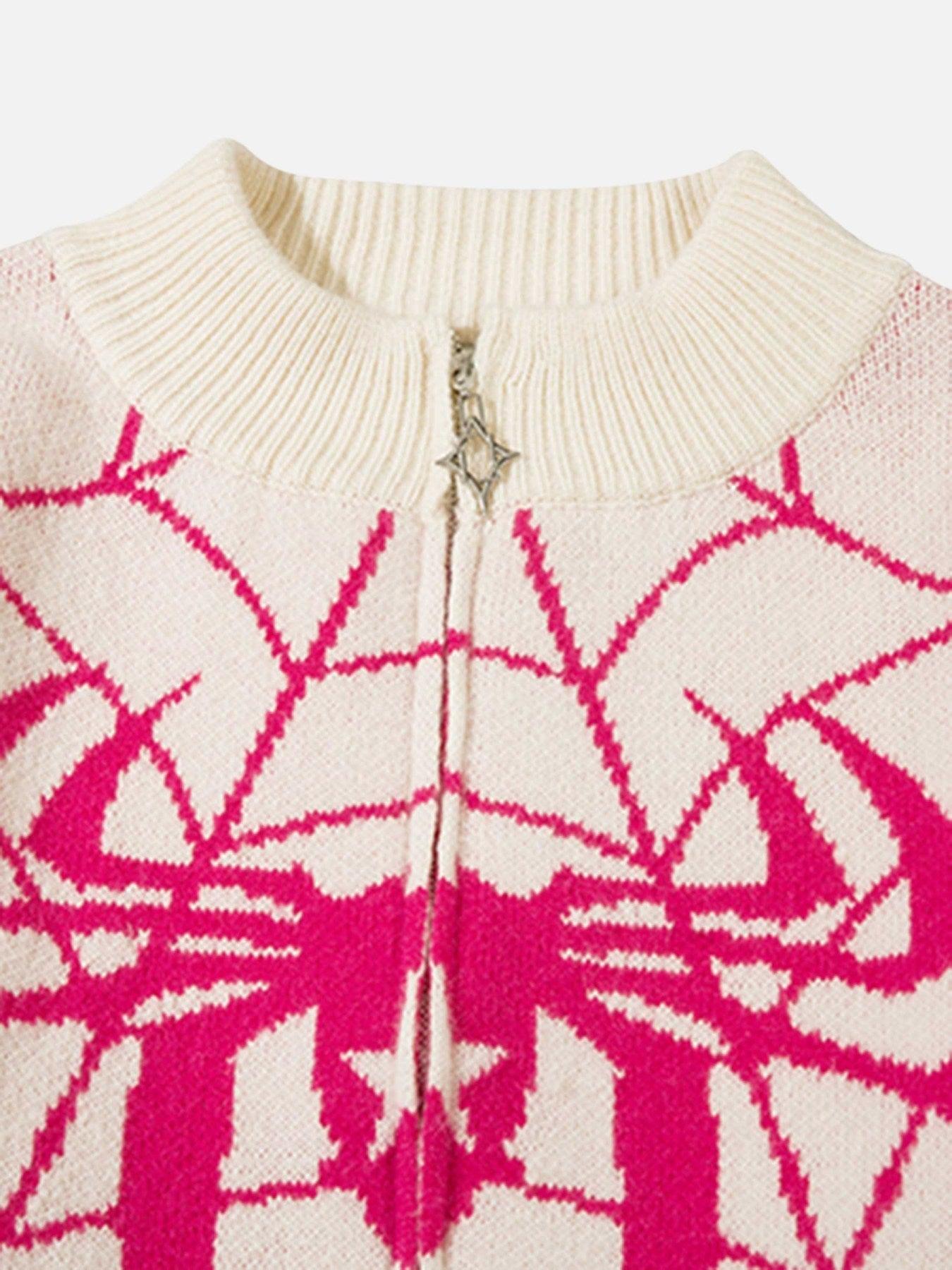 Spider Loose Sweater Coat