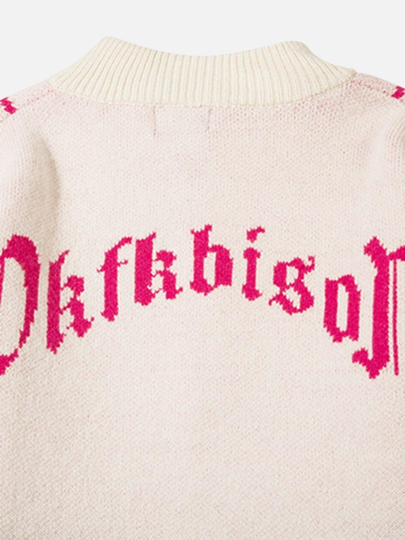 Spider Loose Sweater Coat