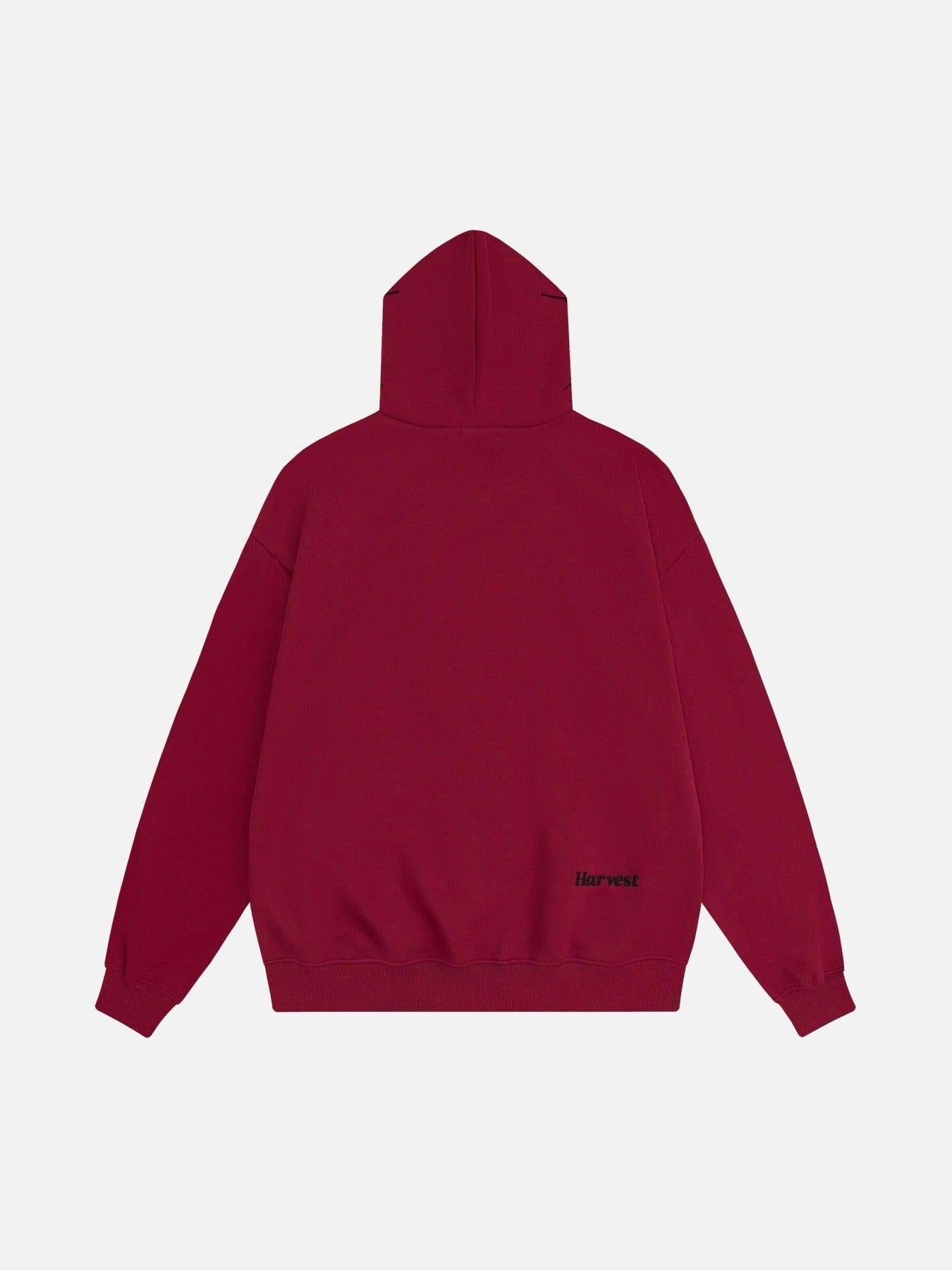 Spider Web Embroidery Eye Viewable Hoodie