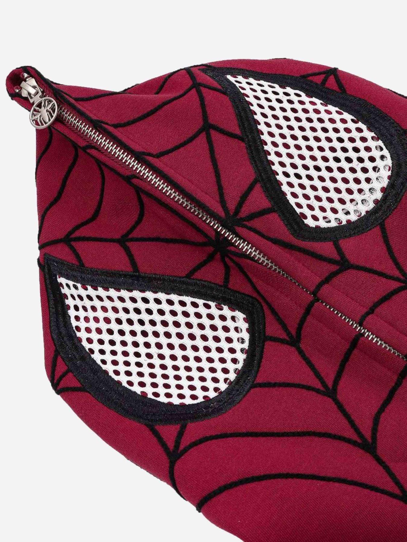 Spider Web Embroidery Eye Viewable Hoodie