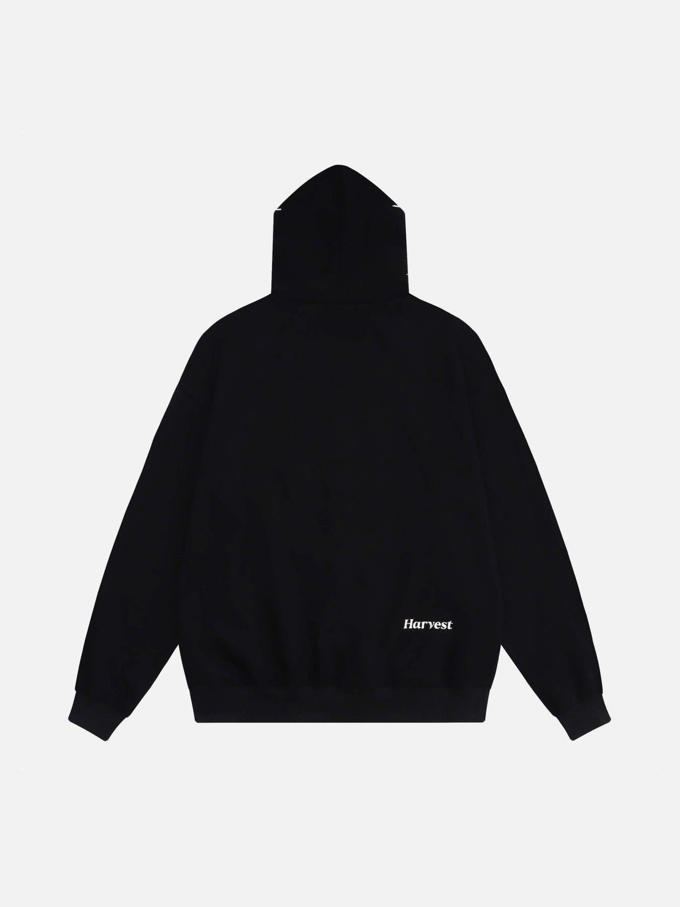 Spider Web Embroidery Eye Viewable Hoodie
