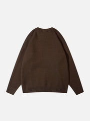 Spider Web Stars Graphic Sweater