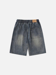 Splash Ink Star Jorts