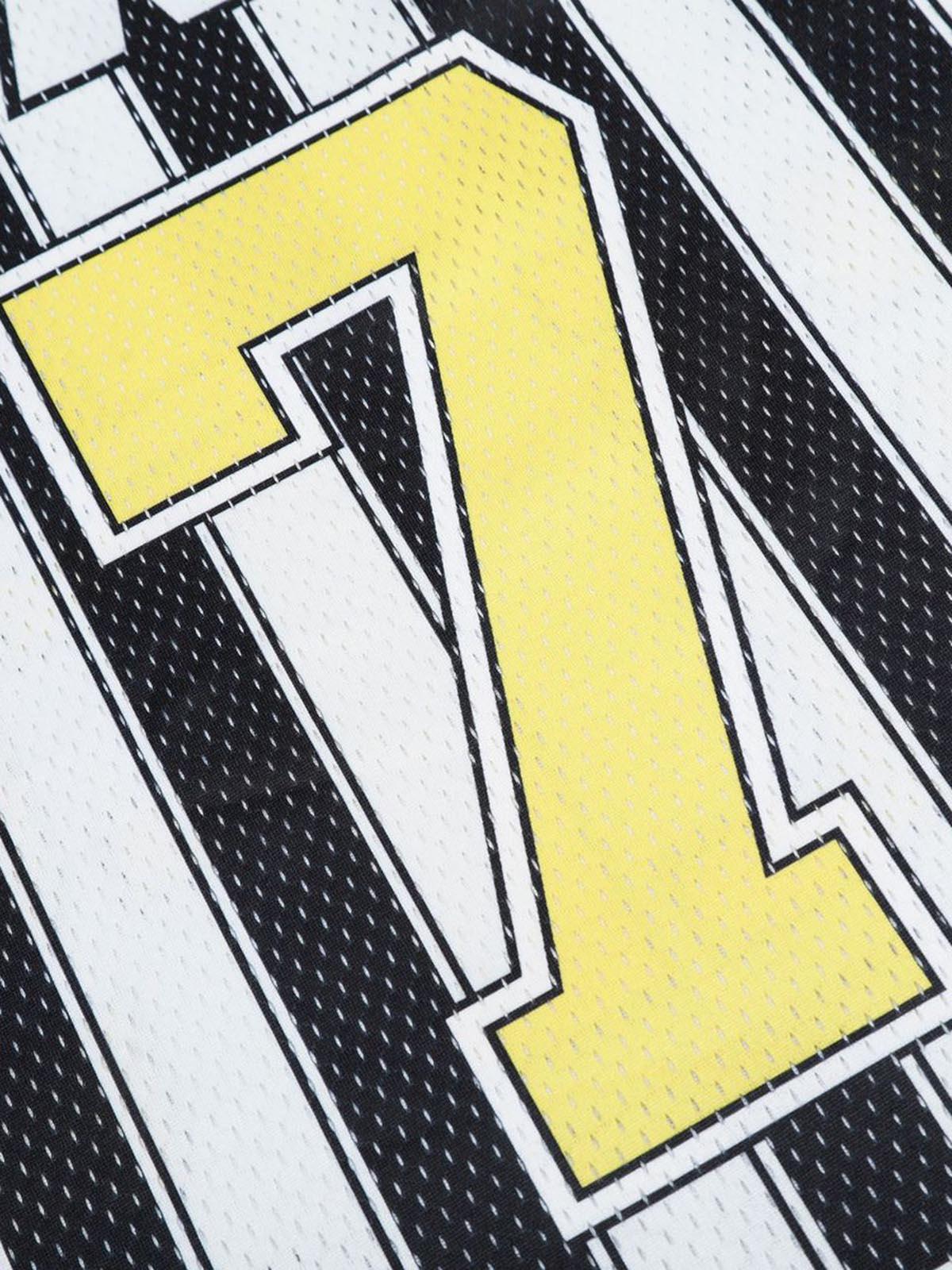 Sports Letter Stripe Print Jersey T-Shirt